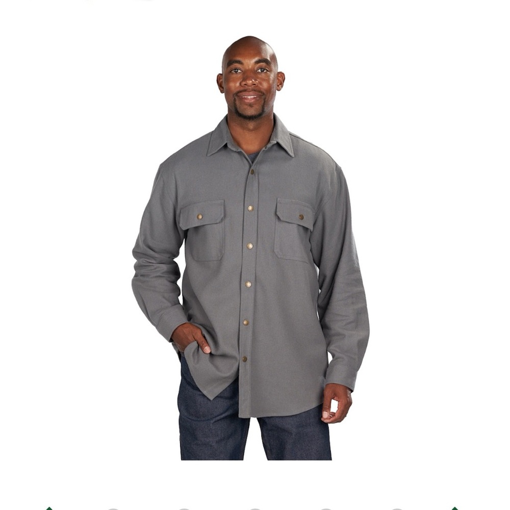 Key Fort Scott Gray Button-Up Shirt